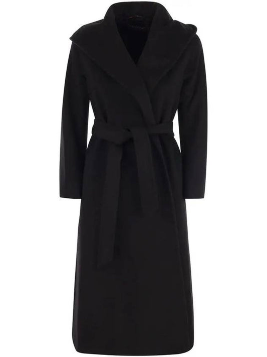 3BDANTO Belted Coat Black 2360162233 013 - MAX MARA - BALAAN 2