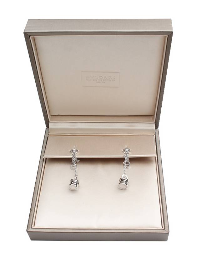 B Zero1 White Gold Diamond Earrings - BVLGARI - BALAAN 5