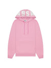 Maxi Logo Cotton Hoodie Pink - MSGM - BALAAN 1