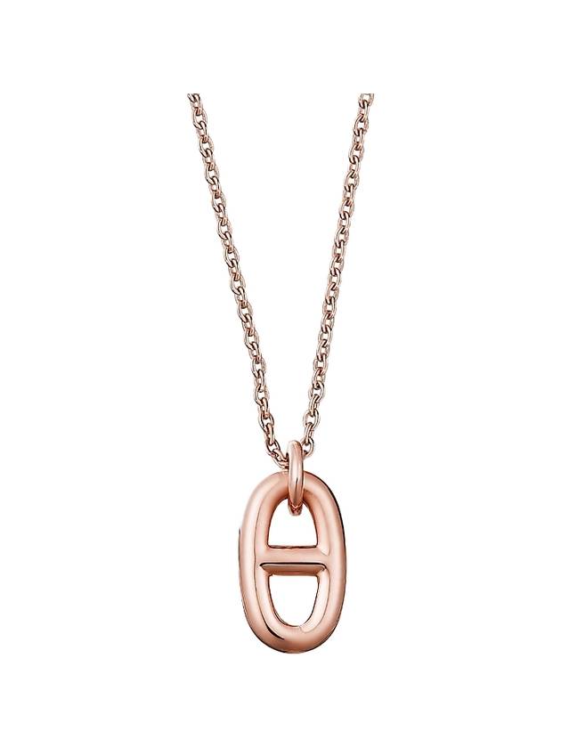 Small Farandole Pendant Necklace Rose Gold - HERMES - BALAAN.