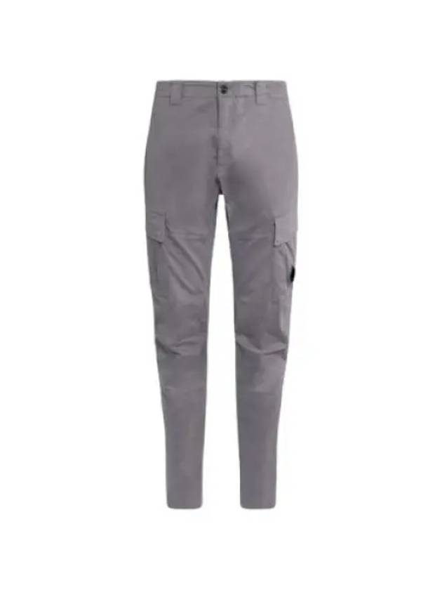 Stretch Satin Cargo Straight Pants Grey - CP COMPANY - BALAAN 2