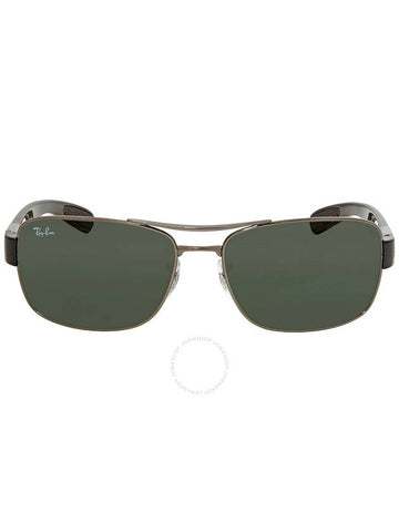 Ray Ban Green Classic Rectangular Men's Sunglasses RB3522 004/71 61 - RAY-BAN - BALAAN 1