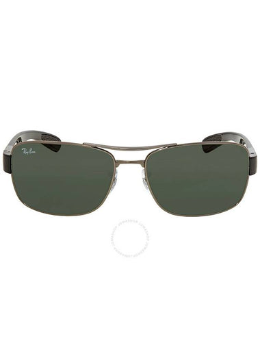 Ray Ban Green Classic Rectangular Men's Sunglasses RB3522 004/71 61 - RAY-BAN - BALAAN 1