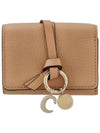 Alphabet Small Half Wallet Beige - CHLOE - BALAAN 3