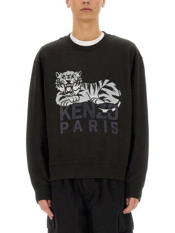 Kenzo "Happy Tiger" Sweatshirt - KENZO - BALAAN 1