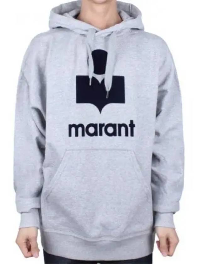 Miley Big Logo Hoodie Grey - ISABEL MARANT - BALAAN 2