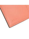 FF Diamond Calf Leather Half Wallet Pink - FENDI - BALAAN 7