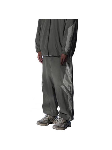 Men's LA Heritage Track Jogger Pants Charcoal - CRUMP - BALAAN 1