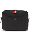 4 Bar Patch Leather Camera Cross Bag Black - THOM BROWNE - BALAAN 2