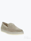 Men's Suede Slip-ons Loafers Beige - TOD'S - BALAAN 2