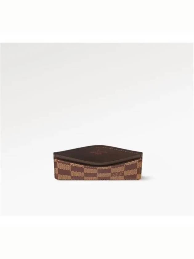 Damier Canvas Card Wallet Brown - LOUIS VUITTON - BALAAN 5