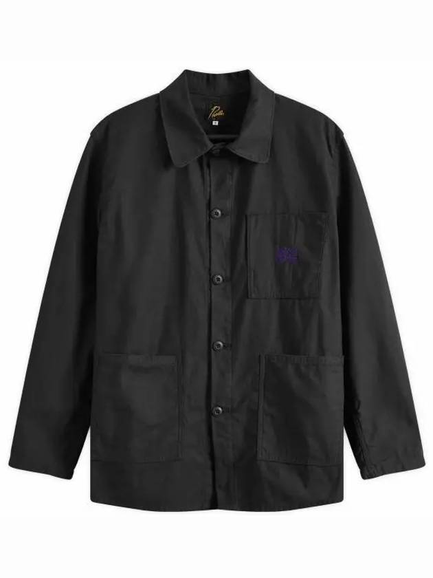 24 D N Coverall Black OT179 DN Jacket - NEEDLES - BALAAN 1