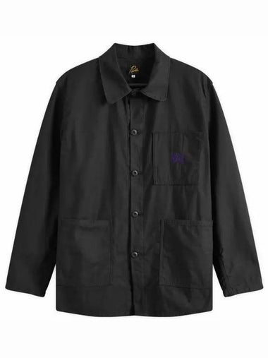 24 D N Coverall Black OT179 DN Jacket - NEEDLES - BALAAN 1