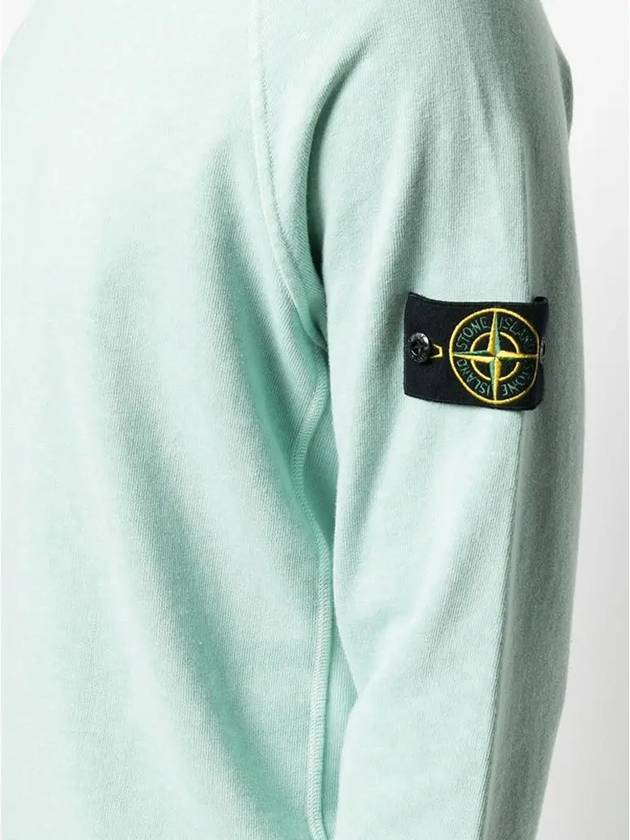 Wappen Patch Round Sweatshirt Light Green - STONE ISLAND - BALAAN 5