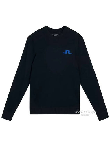 GUS Knit Men s Golf Sweater Navy AMKW09395 - J.LINDEBERG - BALAAN 1