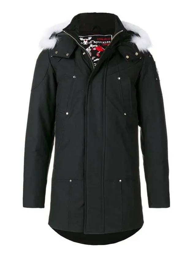 Original Stirling Parka White Fox Fur Black - MOOSE KNUCKLES - BALAAN 3