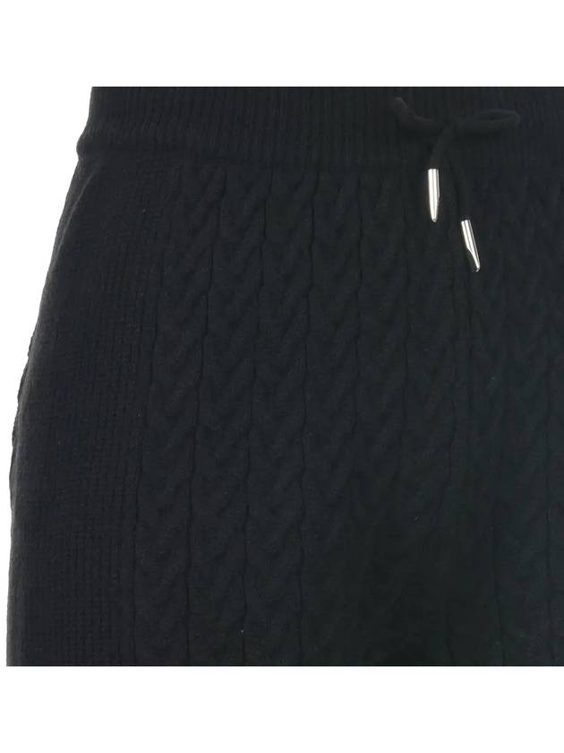 Color combination twist banding knit pants MK3SL056BLK - P_LABEL - BALAAN 7