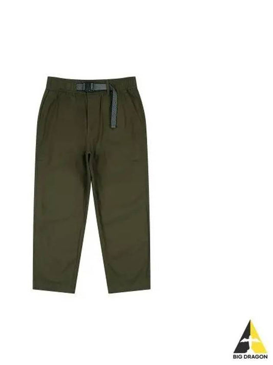 Cotton Wide Pants 4536 Khaki - KANGOL - BALAAN 1