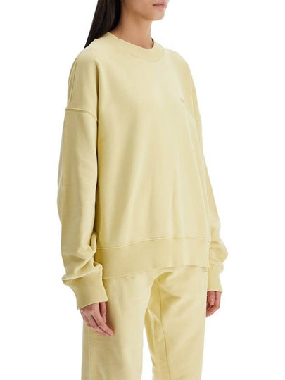 oversized hoodie fade dusty yellow in cotton - THE ATTICO - BALAAN 2