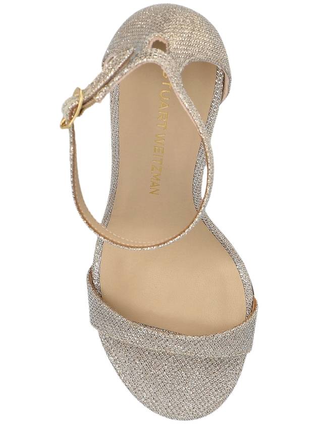 Stuart Weitzman Heeled Sandals Nudist II, Women's, Silver - STUART WEITZMAN - BALAAN 6