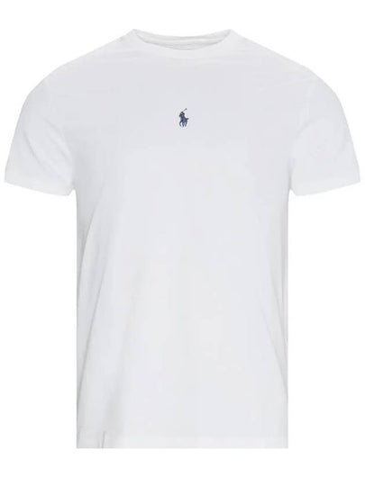 Men's Embroidered Central Pony Short Sleeve T-Shirt White - POLO RALPH LAUREN - BALAAN 2