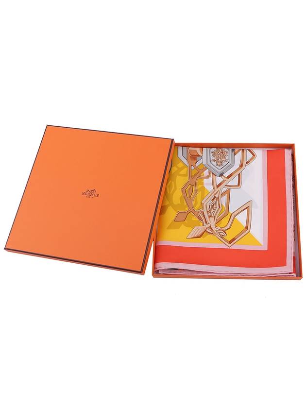 Brides Et Destin 90 Scarf Yellow - HERMES - BALAAN 3