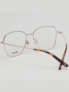 Glasses frame BY5036H 028 light gold-rimmed glasses - BALLY - BALAAN 4