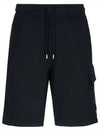 Men's Lens Patch Cargo Shorts Black - CP COMPANY - BALAAN 2