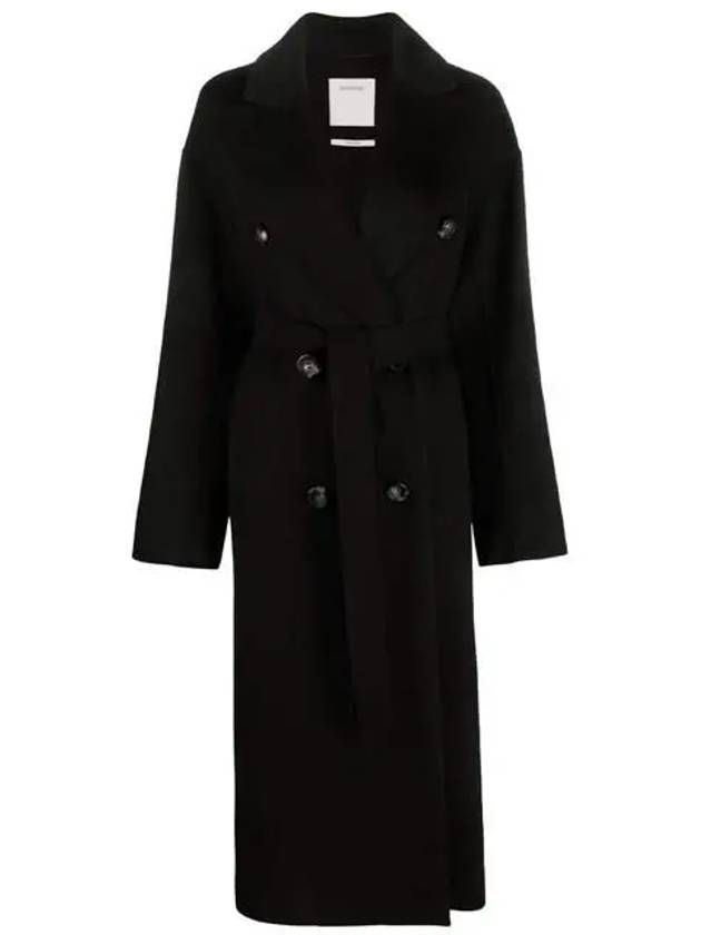 Sportmax Draghi coat black DRAGHI 2320160139 004 - MAX MARA - BALAAN 1