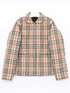 Kids Vintage Check Reversible Jacket Black Beige - BURBERRY - BALAAN 2