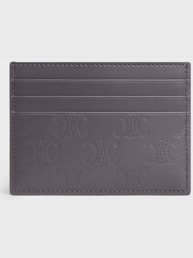 Large Card Wallet Triomphe Embossed Calfskin - CELINE - BALAAN 3