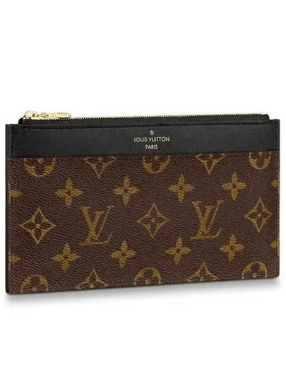 Slim Monogram Card Wallet Brown - LOUIS VUITTON - BALAAN 2