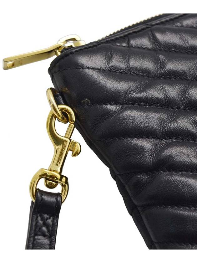 Women s Quilted Leather Gold Clutch Bag 8868 - SAINT LAURENT - BALAAN 7