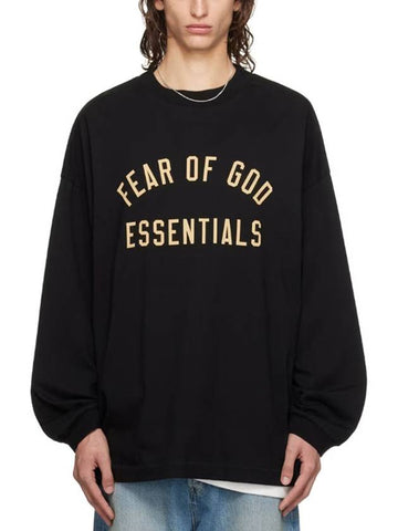 logo print crew neck t shirt 125BT244200F - FEAR OF GOD ESSENTIALS - BALAAN 1