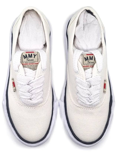 Baker OG Sole Canvas Low Top Sneakers White - MAISON MIHARA YASUHIRO - BALAAN 2