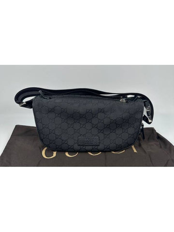 Hip bag GG logo canvas biker - GUCCI - BALAAN 1