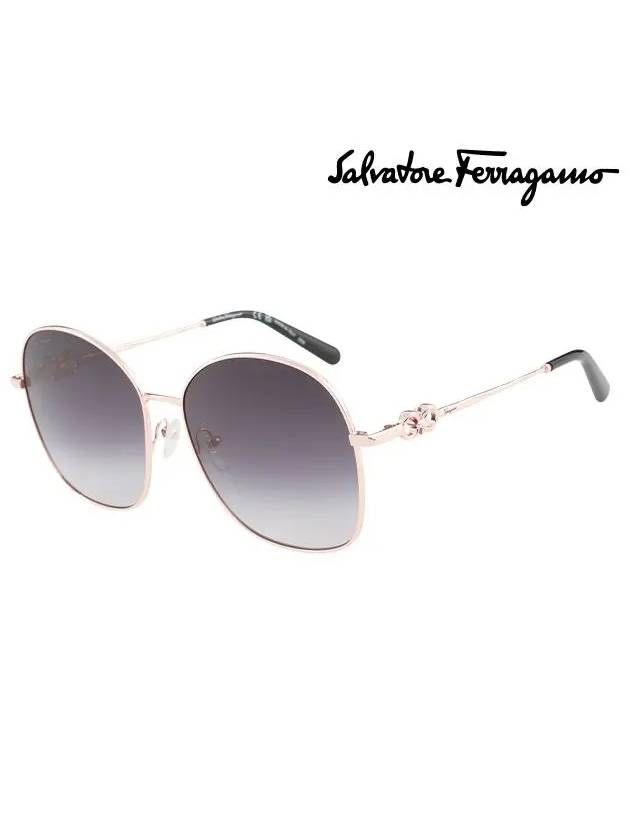 Ferragamo Sunglasses SF297S 771 Round Metal Men Women - SALVATORE FERRAGAMO - BALAAN 2