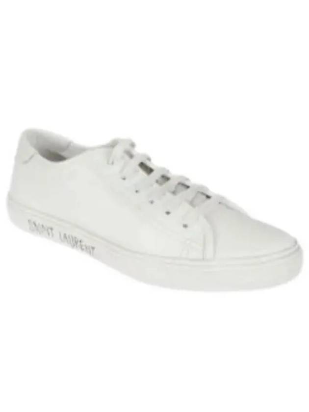 Men's Malibu Low Top Sneakers White - SAINT LAURENT - BALAAN 2