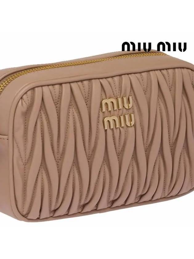 Materasse Nappa Leather Shoulder Bag Cameo - MIU MIU - BALAAN 5