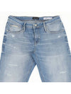 IKALOOK Light Blue Damage Tapered Fit Jeans JN132 - IKALOOOK - BALAAN 4