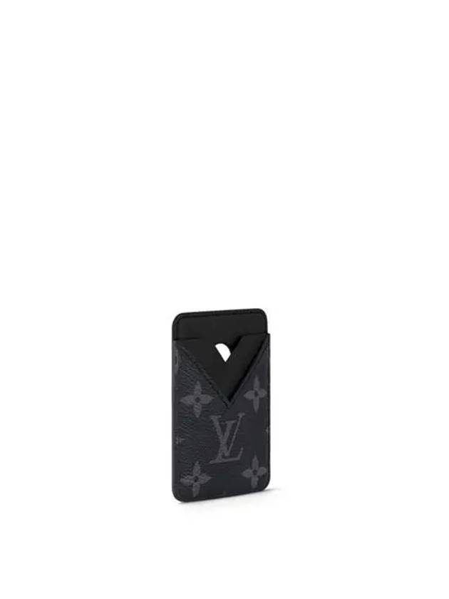 Port Cart Magnet Monogram Card Wallet Black - LOUIS VUITTON - BALAAN 3