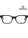 Glasses frame OM5004H 001 square horn frame - OMEGA - BALAAN 3