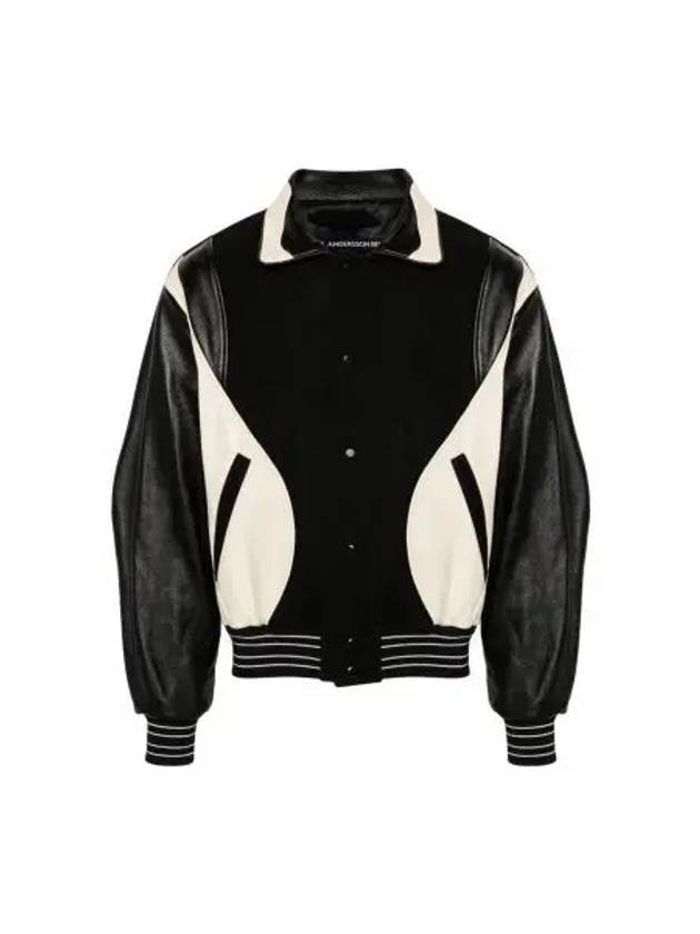 Robyn Varsity Bomber Jacket Black - ANDERSSON BELL - BALAAN 2