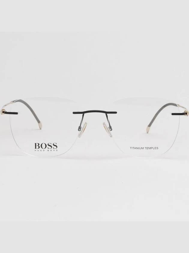 Hugo Boss titanium rimless glasses frame BOSS1266C 003 ultra light - HUGO BOSS - BALAAN 3