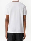 Collar Detail Polo Shirt White - BURBERRY - BALAAN 4