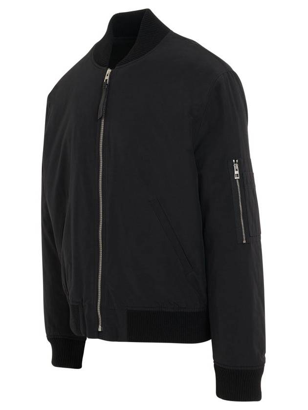 Chia Elephant Cotton Bomber Jacket Black - LOEWE - BALAAN 3