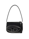 1DR Nappa Leather Shoulder Bag Black - DIESEL - BALAAN 3