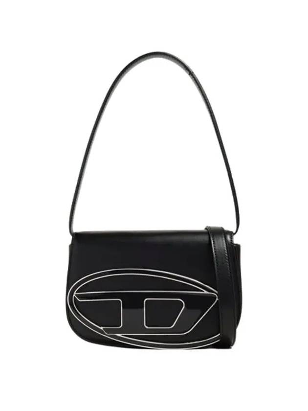 1DR Nappa Leather Shoulder Bag Black - DIESEL - BALAAN 2