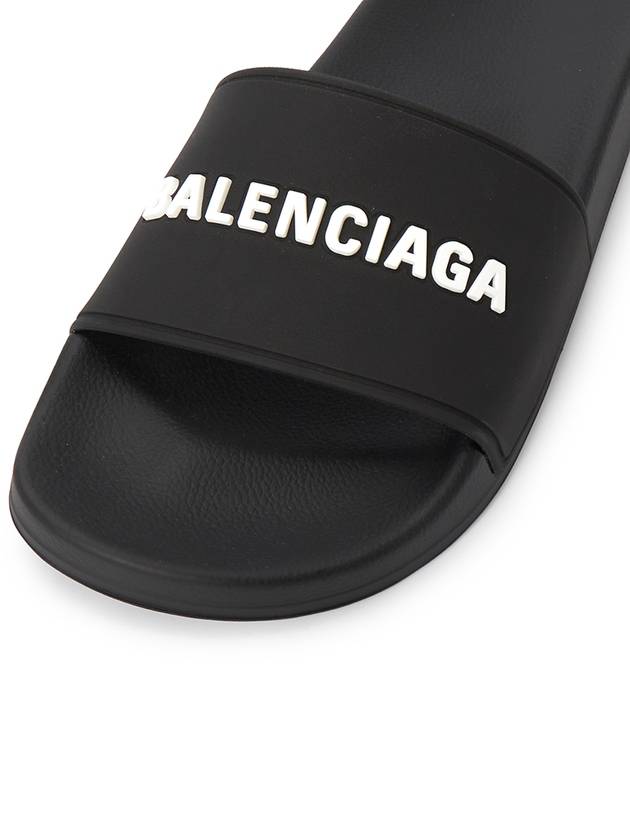 Logo Slippers Black - BALENCIAGA - BALAAN 8