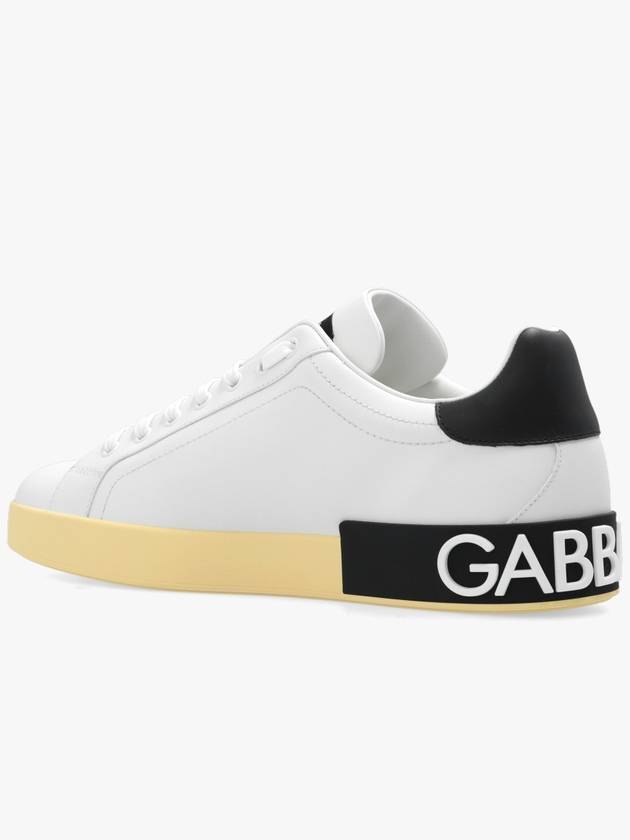 Saint Tropez Calfskin Sneakers White - DOLCE&GABBANA - BALAAN 6